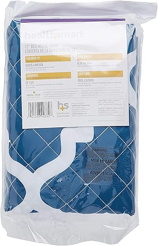 Miniatura 8 de HealthSmart Premium - Funda para cuña de cama hipoalergénica y ultrasuave, 555-9038-2400, Cubierta, Azul Marroquí, 1