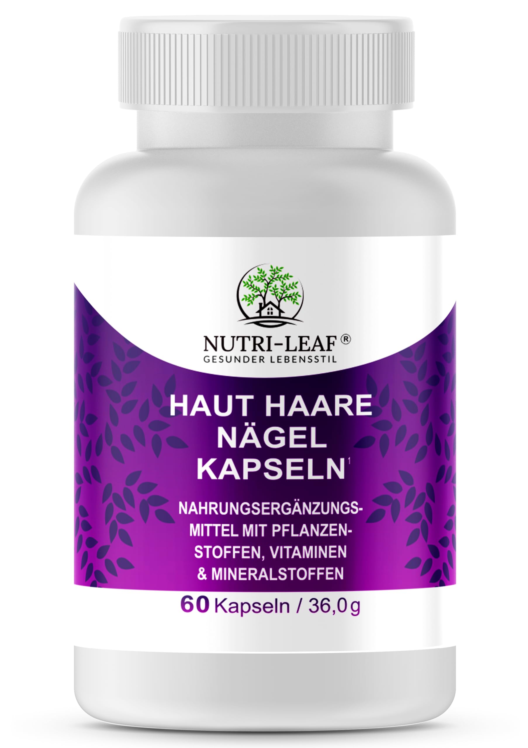 NUTRI-LEAF Haut-Haare-Nägel Kapseln hochdosiert mit Biotin, Silicium, Hirse, Brennnessel, Zink und B Vitaminen – Nahrungsergänzungsmittel (5)
