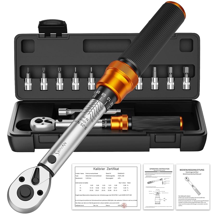 ミトSP 13-częściowy mały klucz dynamometryczny do roweru 3-25 NM, 1