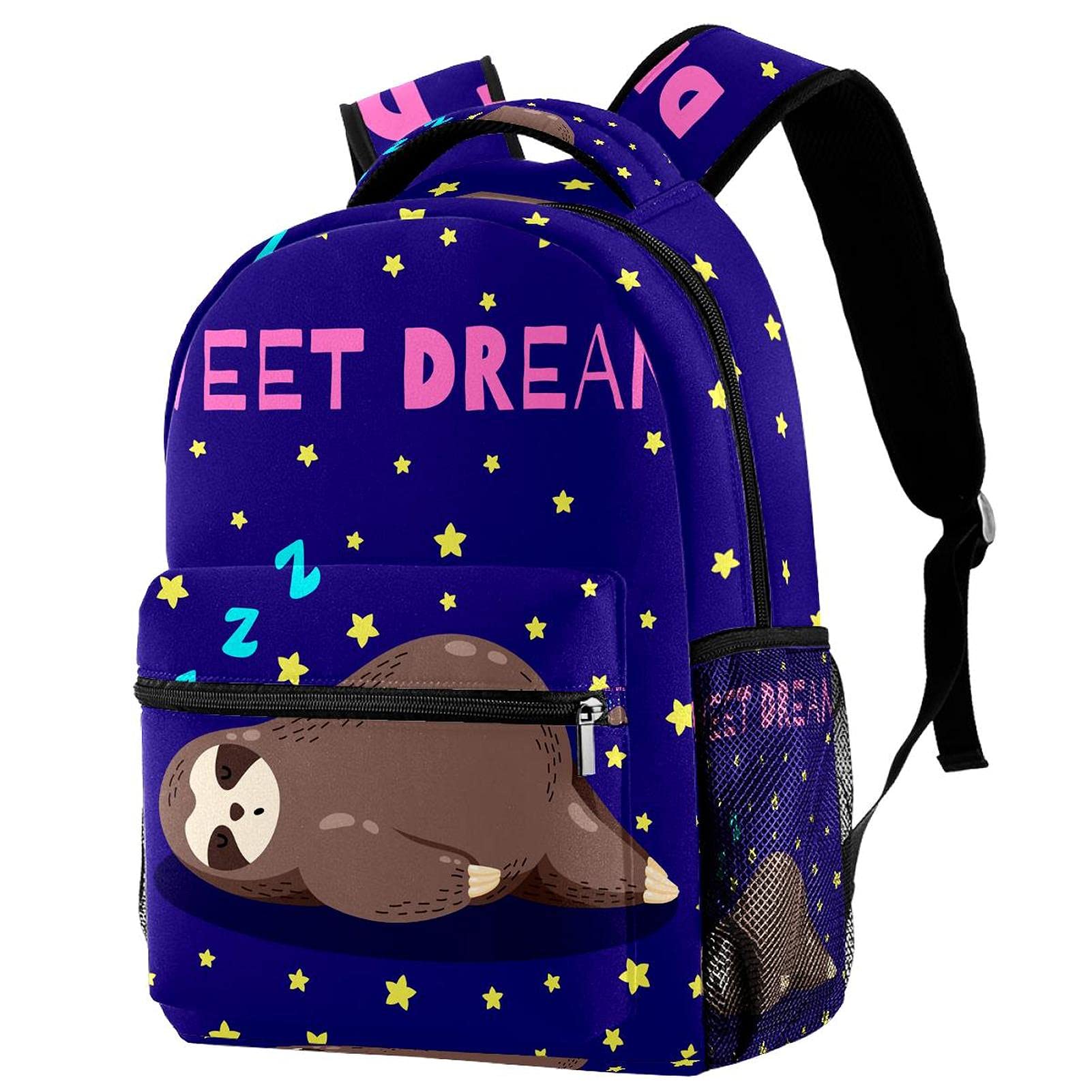 Sac à dos décontracté dauphin multicolore au design coucher de soleil unique - 7