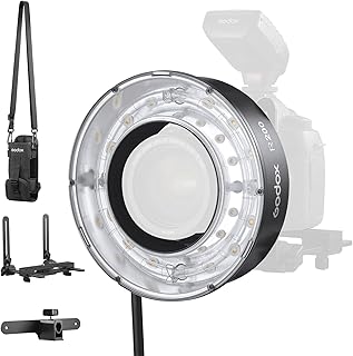 Godox R200 Macro Ring Flash Head for Godox AD200/AD200Pro, 200Ws Extension Head for AD200, Delivers Shadowless Light, Support Ring Reflector & Umbrellas, for Portrait, Macro, Wedding Photography