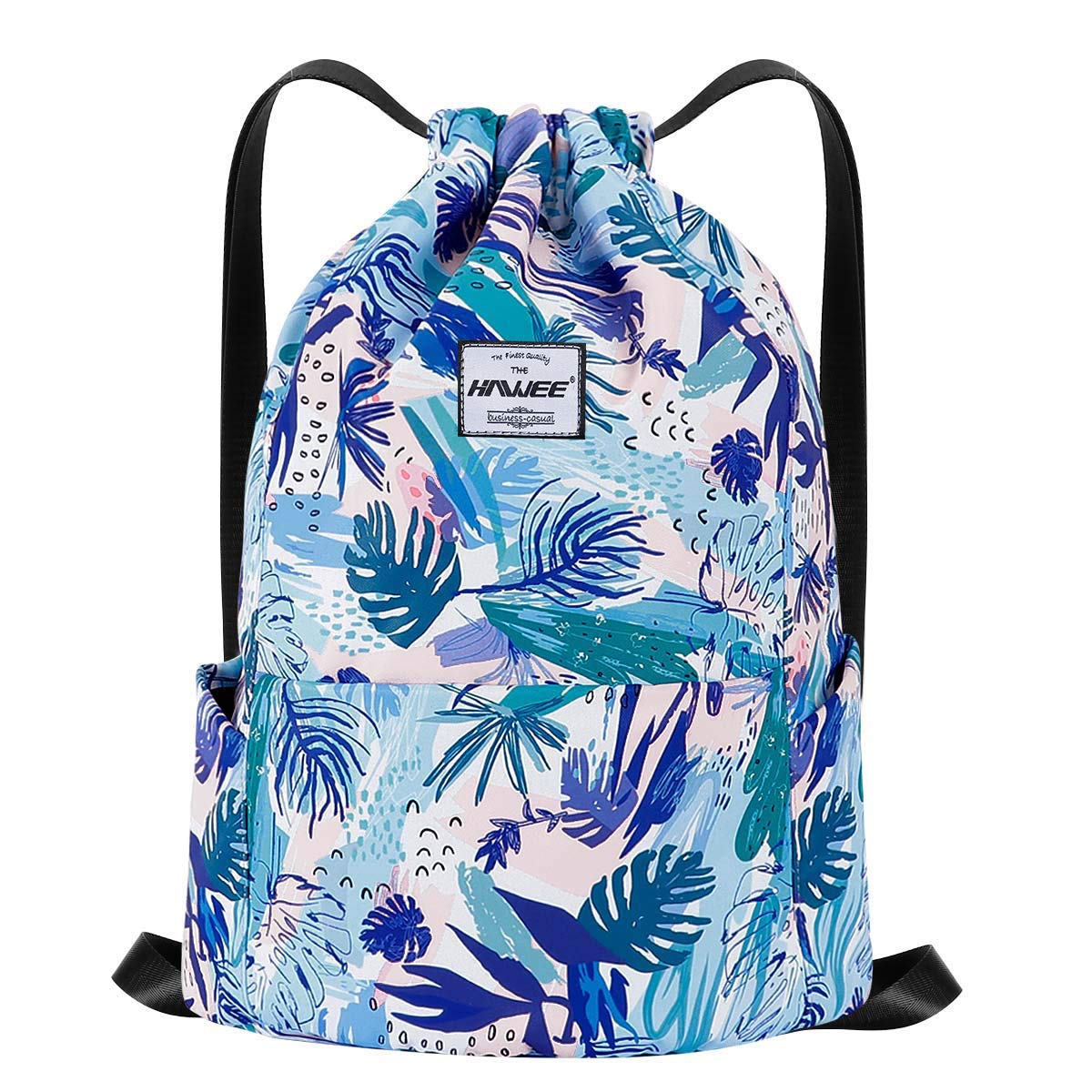 Impermeable Casual Mochila con Cordón Grande Deporte Bolso de Gimnasia Mochila de Cuerda Unisex para Mujer Hombre Vida Cotidiana Aire Libre Yoga Escuela Playa Nadar — view 61