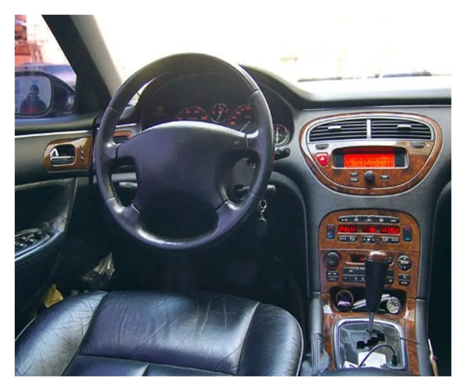 Radio Faszienmontageset 9 Zoll Auto Fascia Radio Panel Dash Kit Installieren Facia Konsole Lünette GPS Adapter Platte Trim Abdeckung Für Peugeot 607 1999-2005