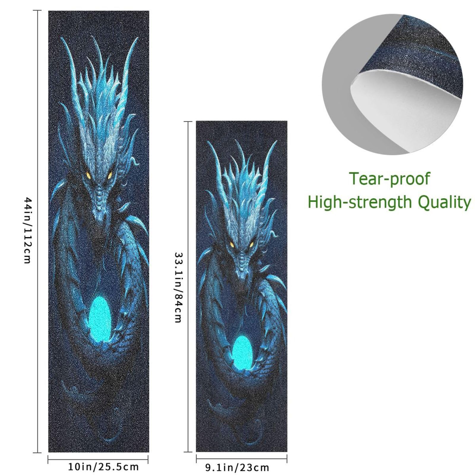 SDMKA Purple Chinese Dragon Skateboard Grip Tape 10