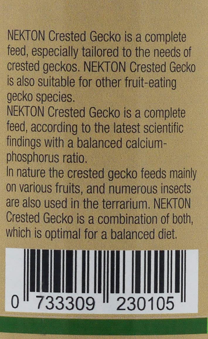 Nekton Crested Gecko, confezione da 1 (1 x 0,1 kilograms), S