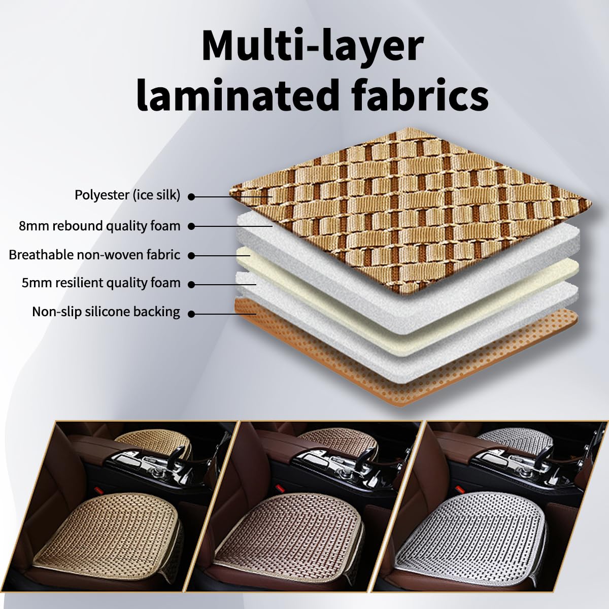 Coprisedili Auto Estivi TIMOTRAS Cuscino Per Auto Cuscino Fresco - Foto 2