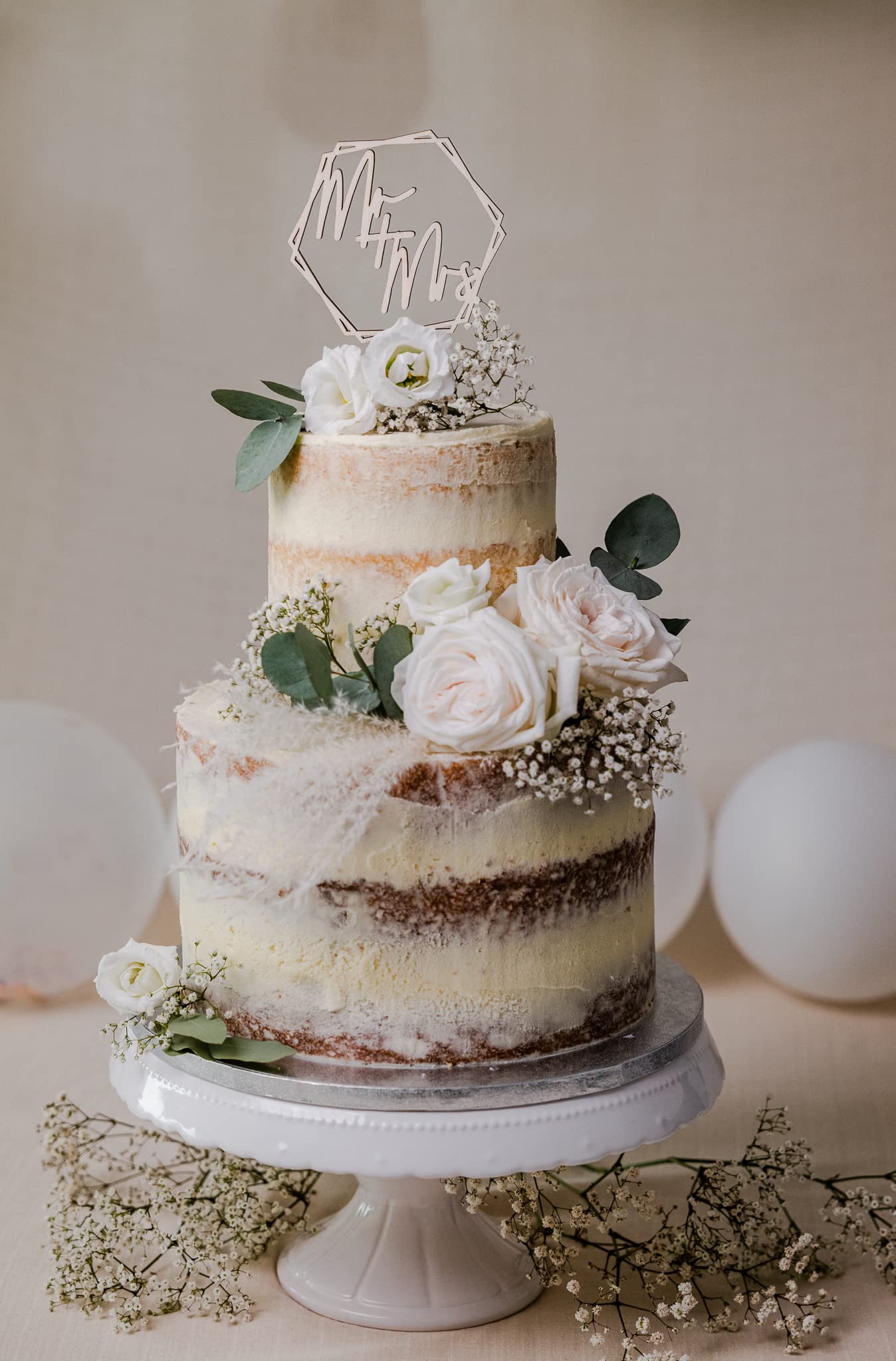 Cabilock 2stücke Zarte Kuchen-Topper Aus Natürlichen Federn