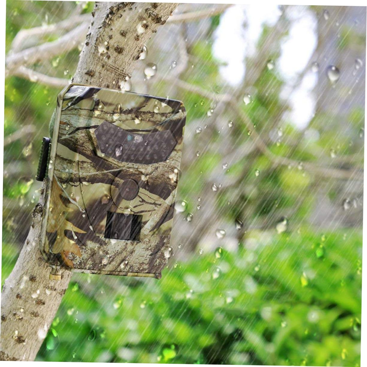 TOYANDONA Caméra de Chasse Détection Pir 110° 1080p 26 LED IR Étanche Ip56 Vision Nocturne Infrarouge Plastique Solide pour Surveillance Extérieure et Sécurité de Ferme