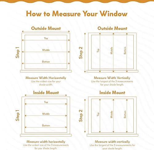 Miniatura 7 de Radiance - Cortinas romanas de bambú inalámbricas para ventanas - Persianas de bambú de madera blanca para difuminar la luz del sol - Fáciles de