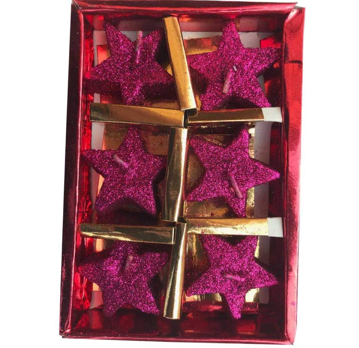 Craferia Export Tealight Candles in Star Shaped for Decoration of