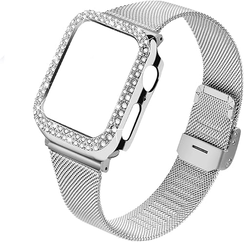 Joyozy - Bandas de repuesto, delgadas y a la moda compatibles con Apple Watch de 1.49, 1.57, 1.65 y 1.73 pulgadas, de resina, muy cómodas, de