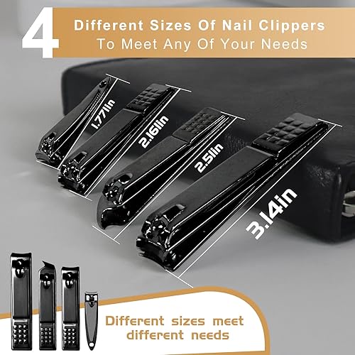 Miniatura 4 de Juego de cortaúñas 30 en 1 cortaúñas RedFlow cortaúñas y uñas de los pies herramientas de manicura herramientas de pedicura adecuado para kit de