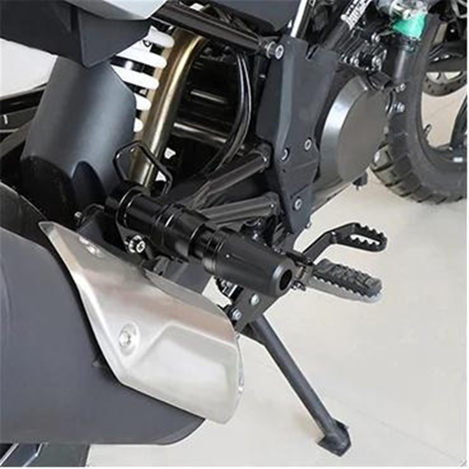 Protectores Deslizantes De Escape para Motocicleta, Almohadillas De Tope para V-Strom DL650 DL 650 V Strom XT650 VStrom 1000, Todos Los Años(Green M8)