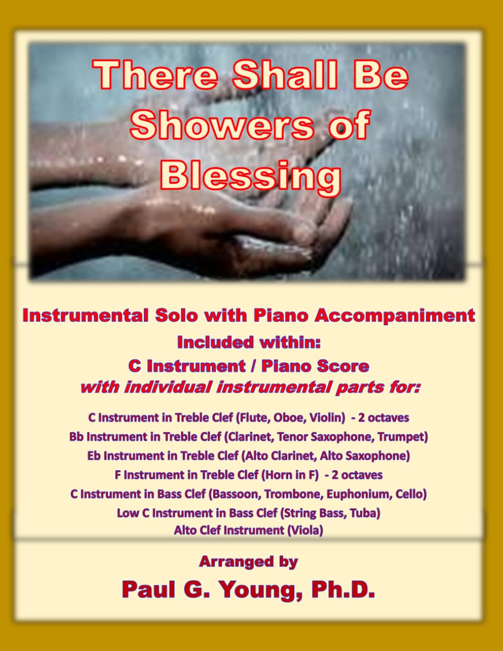 There Shall Be Showers of Blessing: Instrumental Solo with Piano Accompaniment (Instrumental Solo with Piano Accompaniment Collection)