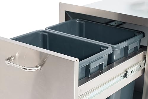 Miniatura 8 de Bull Outdoor Products 65784 PuertaPropano Cajón Combo, Acero Inoxidable