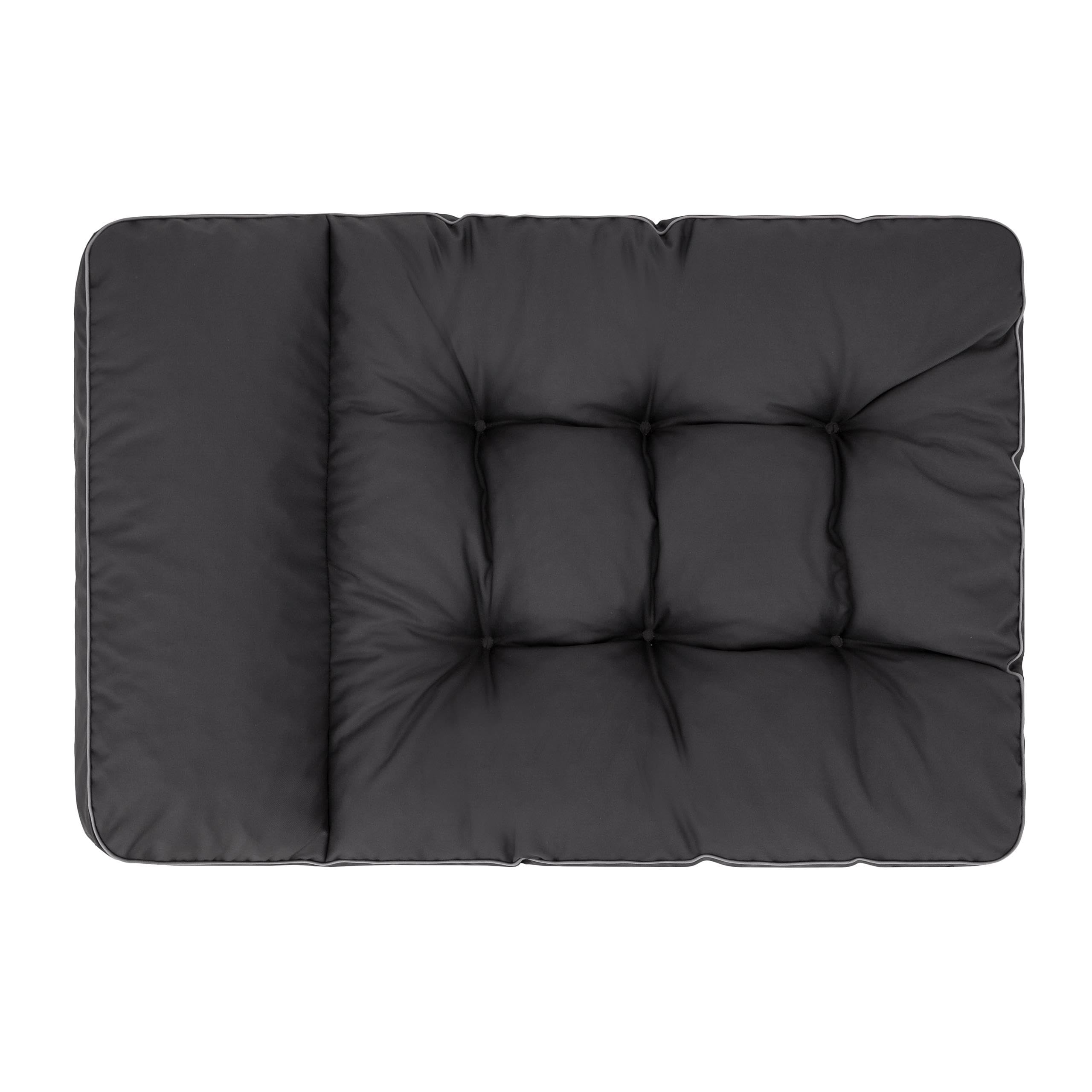 Materassino per cani e animali domestici, cuscino per cani, cuscino per cani, letto, divano, cuccia per animali domestici, morbido, materasso M – 80 x 52 cm, grafite
