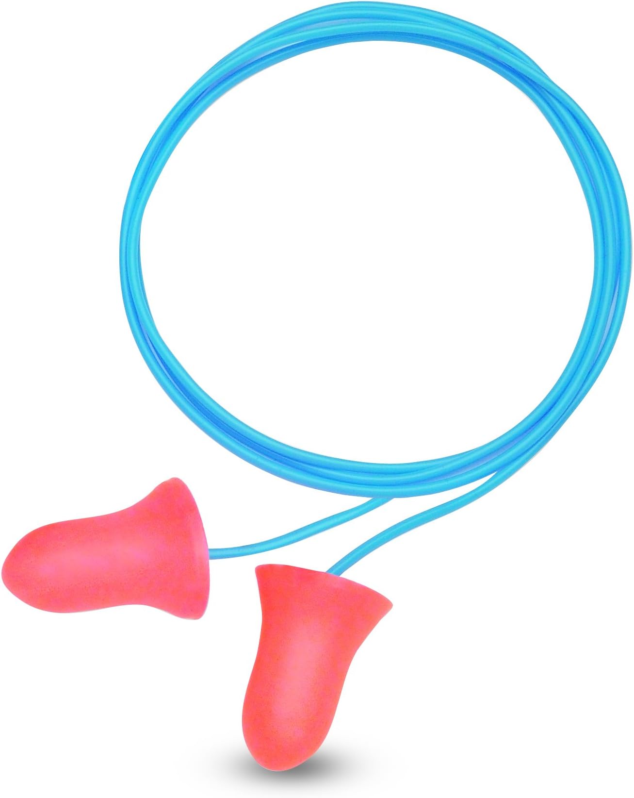 Honeywell Howard Leight by Maximum Corded Disposable Foam Earplugs, 100 Pairs, Orange