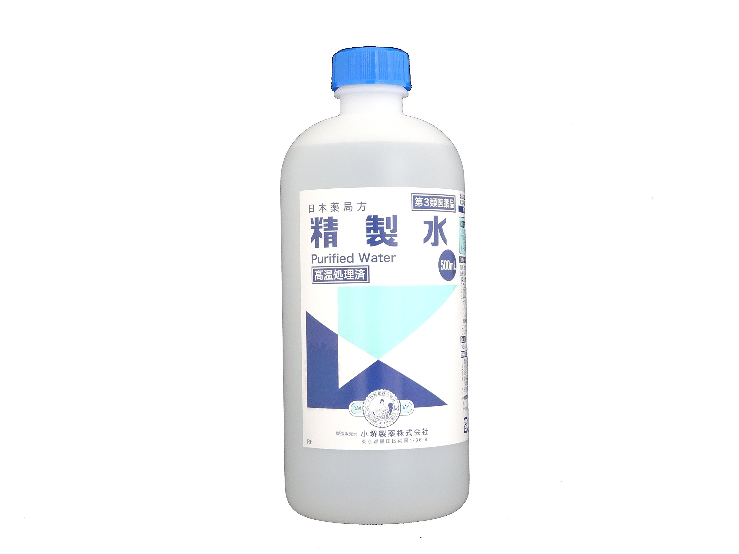 【第3類医薬品】精製水(ポリ) 500mL