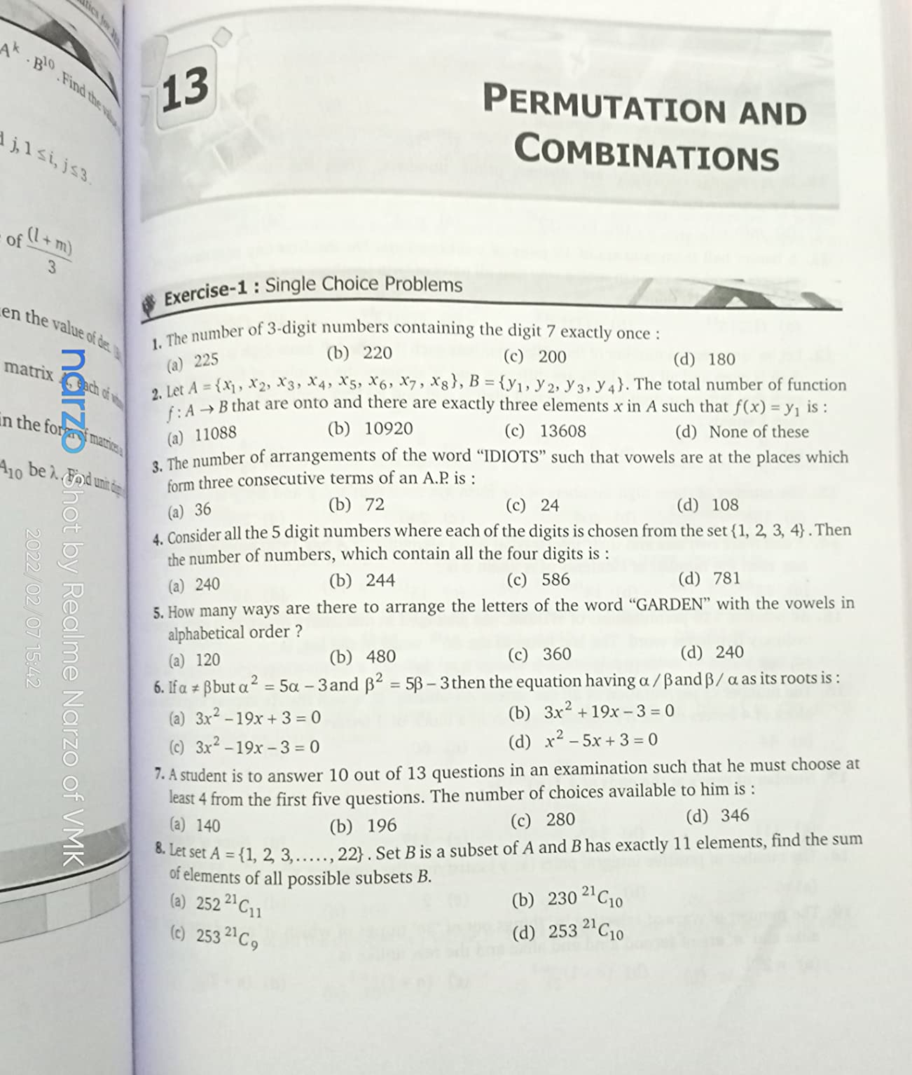 Jee Problems Math Advanced Problems in Mathematics for JEE (Main & Advanced)