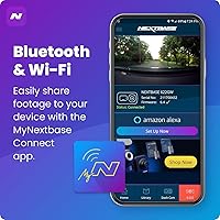 Vista 5 de Nextbase Cámara de tablero Wi-Fi HD de 1440p 522GW con Alexa..