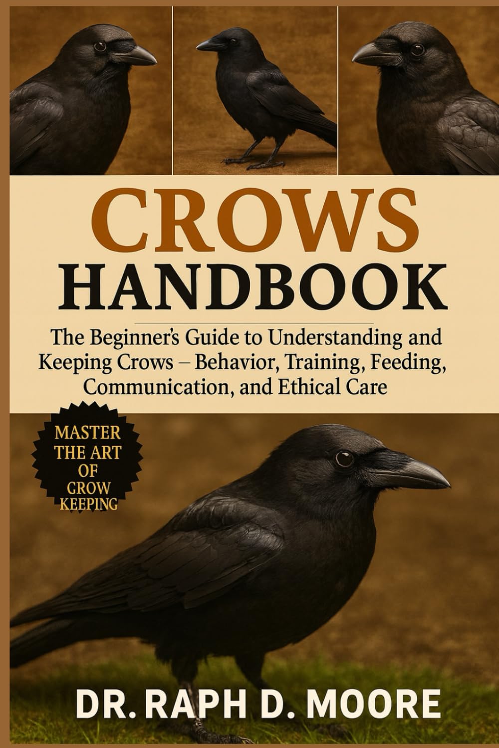 CROWS HANDBOOK: The Beginner’s Guide to Understanding and Keeping Crows – Behavior, Training, Feeding, Communication, and Ethical Care