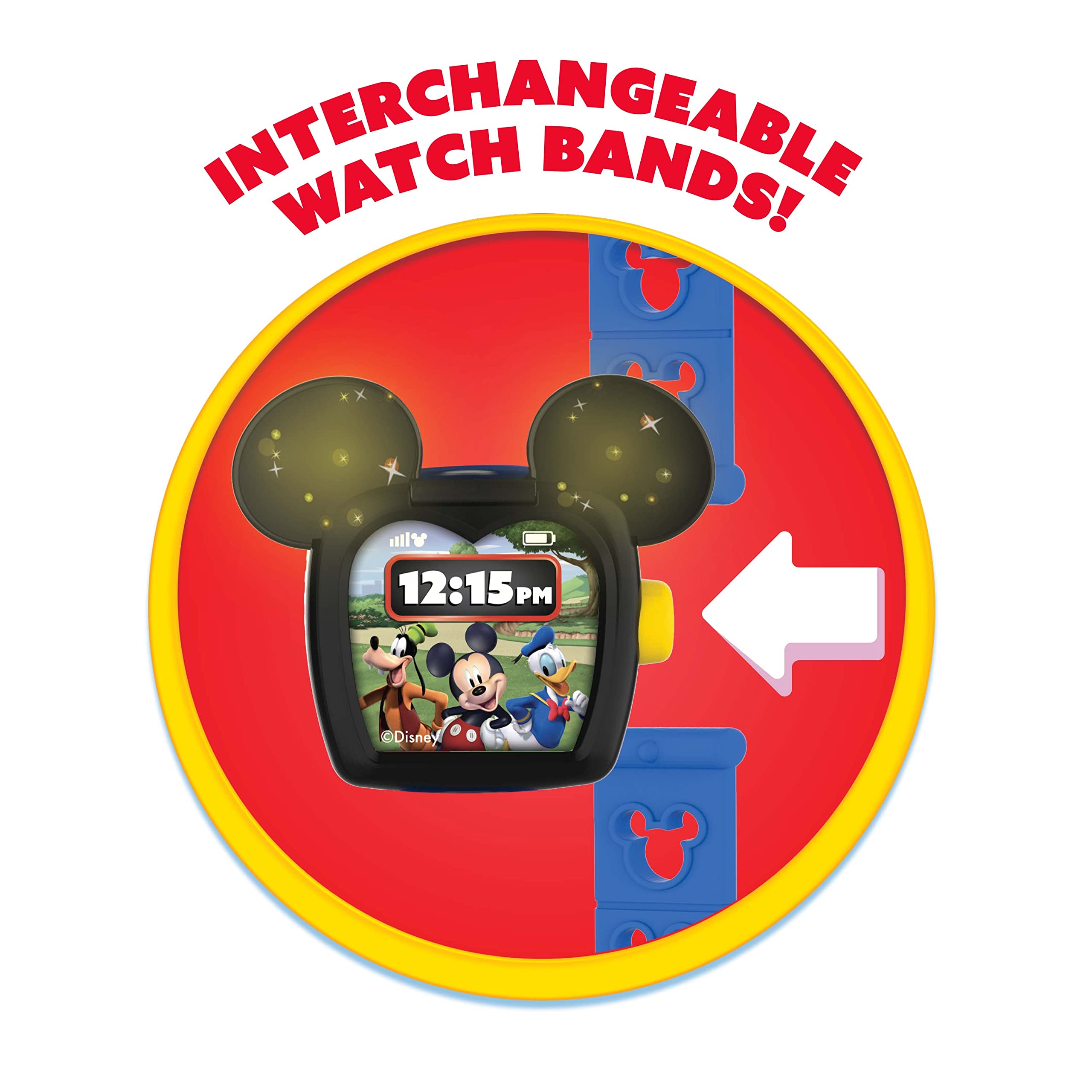 Just Play Disney Junior Mickey Mouse Funhouse Smart Watch for Kids