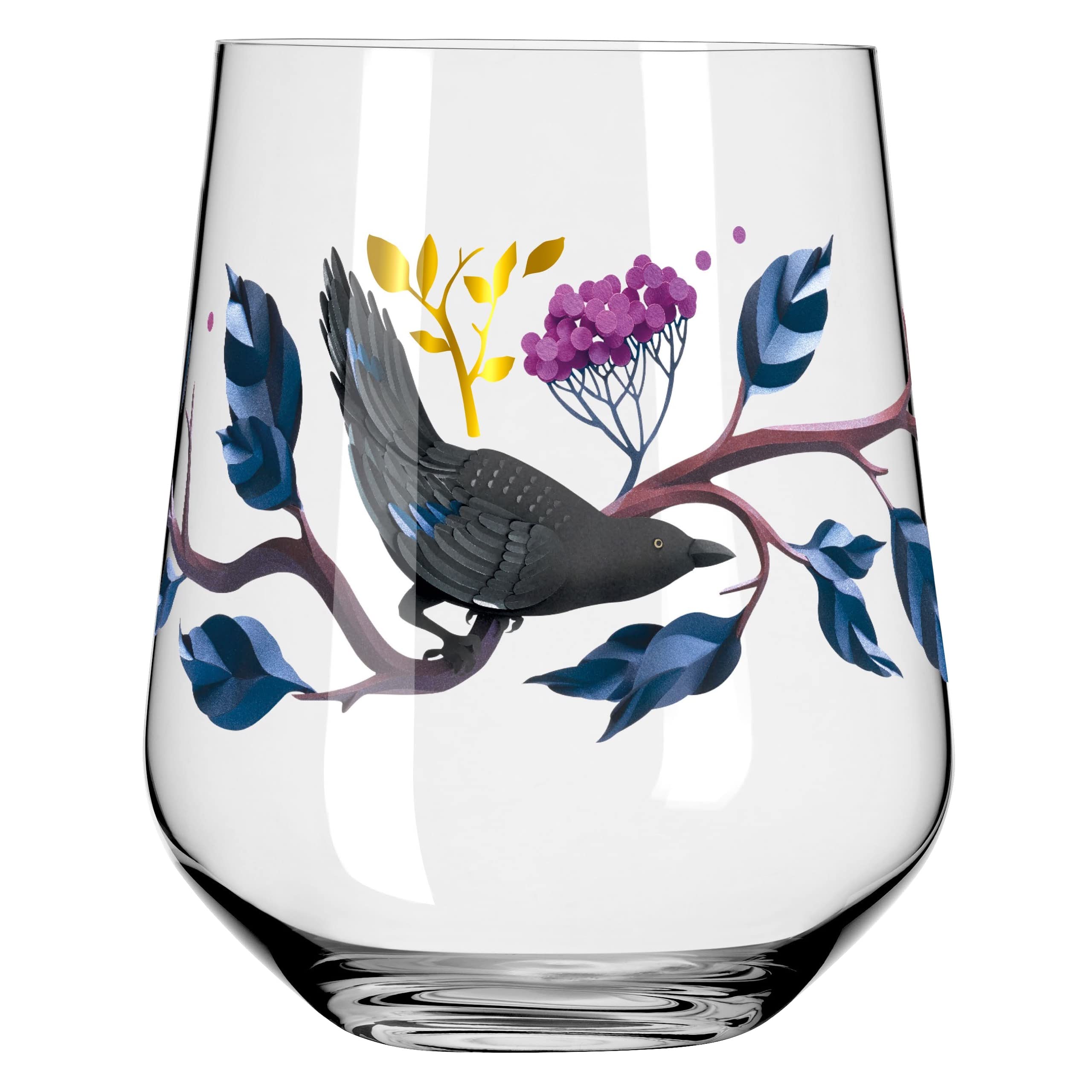 RITZENHOFF 3691002 Gin-glas 700 ml - serie Schaduwfauna, set nr. 2, 2 stuks, luipaard en uil - Made in Germany