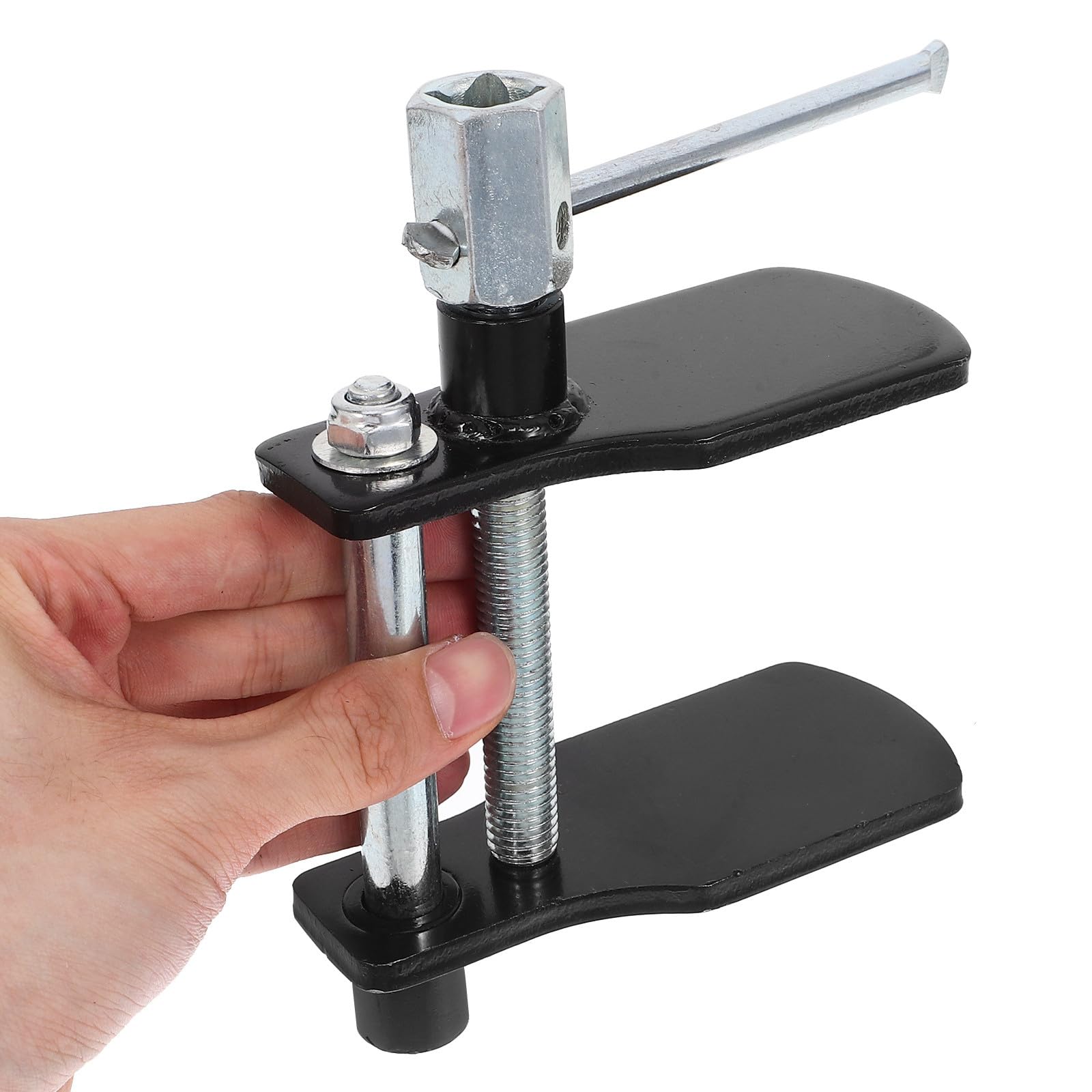 Vaguelly Herramienta para Desmontar y Reparar Caliper de Frenos en Vehículos para Pinza de Freno de Disco en Hierro Negra, Compresor de Pistones Fiable