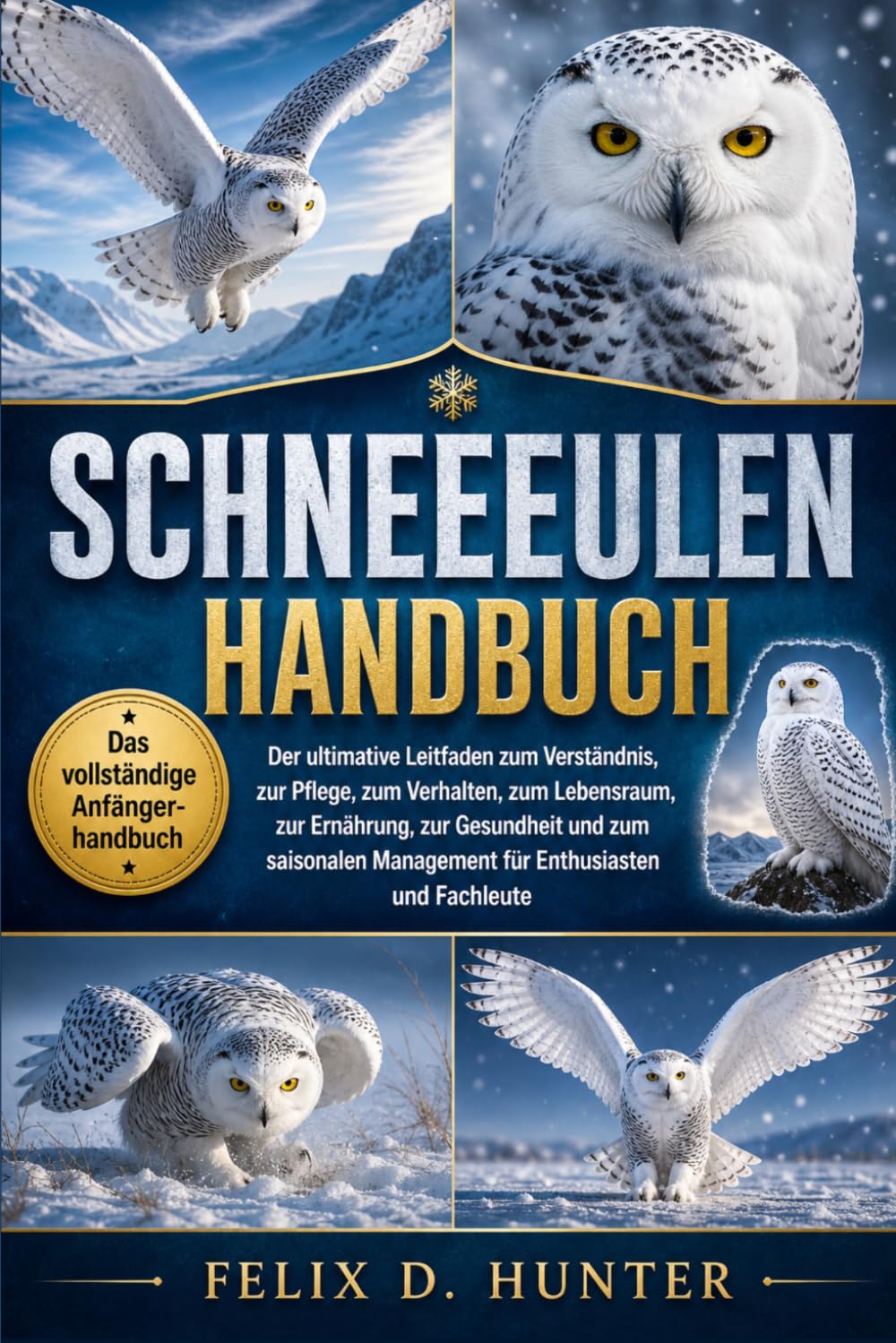 SCHNEEEULEN HANDBUCH: Der ultimative Leitfaden zum Verständnis, zur Pflege, zum Verhalten, zum Lebensraum, zur Ernährung, zur Gesundheit und zum saisonalen Management für Enthusiasten und Fachleute