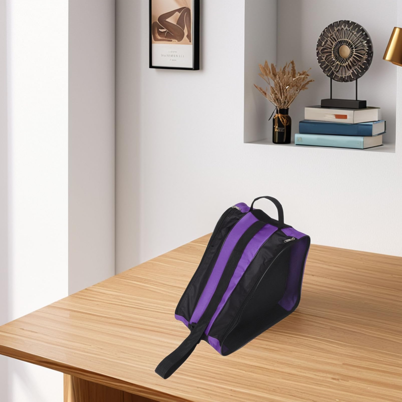 POPETPOP 2piezas Bolsa para Patines de Hielo Portátil y Cómoda de Llevar Bolsa para Patines Artísticos con Múltiples Compartimentos para Niñas y Mujeres para Almacenamiento de Suministros P