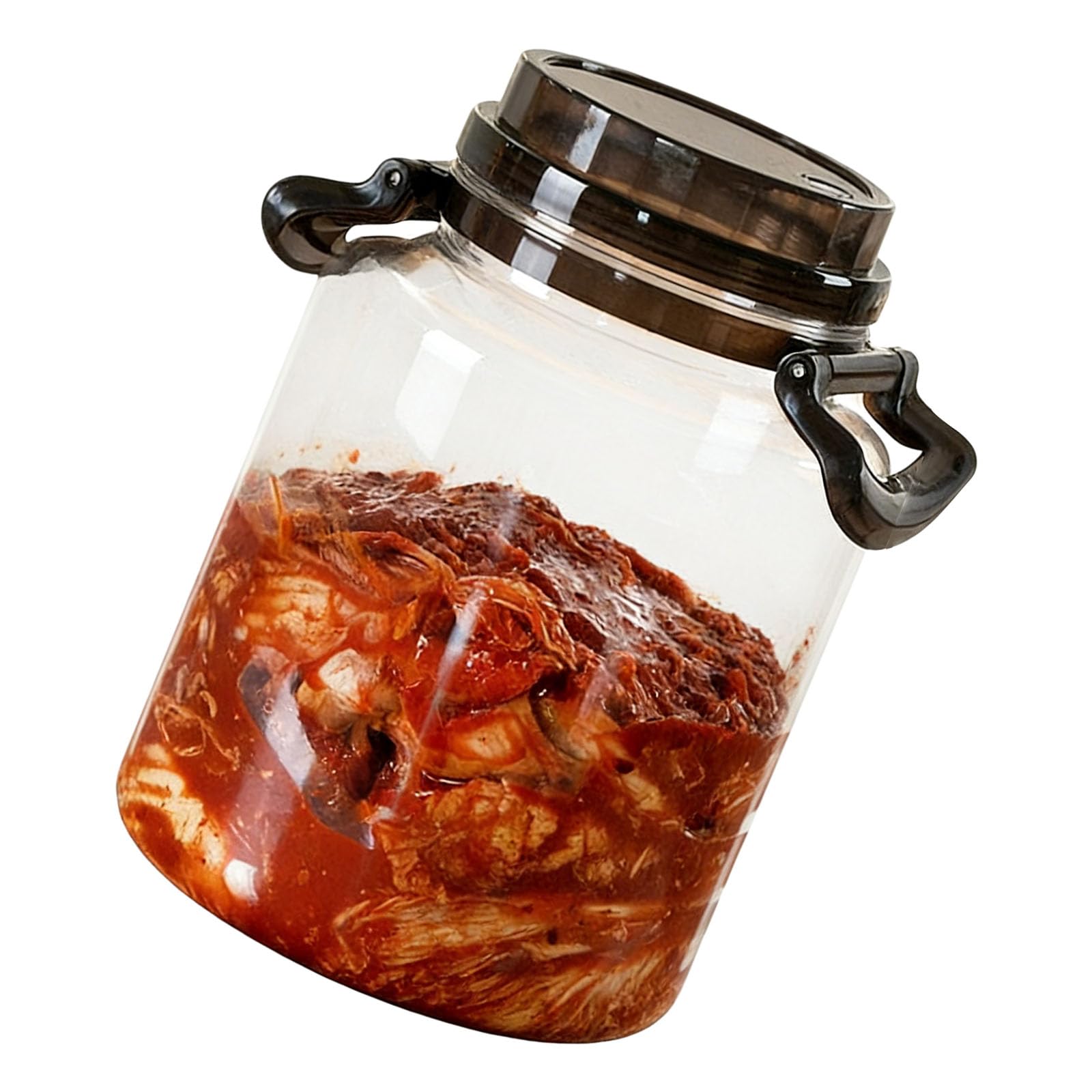 Msioytog Kitchen Storage Jar Canister for Fermenting Camping and Bulk Food Preservation Pickled Vegetables Container Food Grade Storage Container