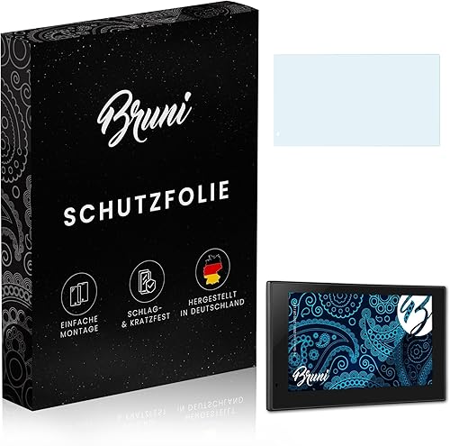 Bruni Protector de pantalla puede usarse con Garmin nüvi 26892699 LMLMT Protector Film transparente (2X)