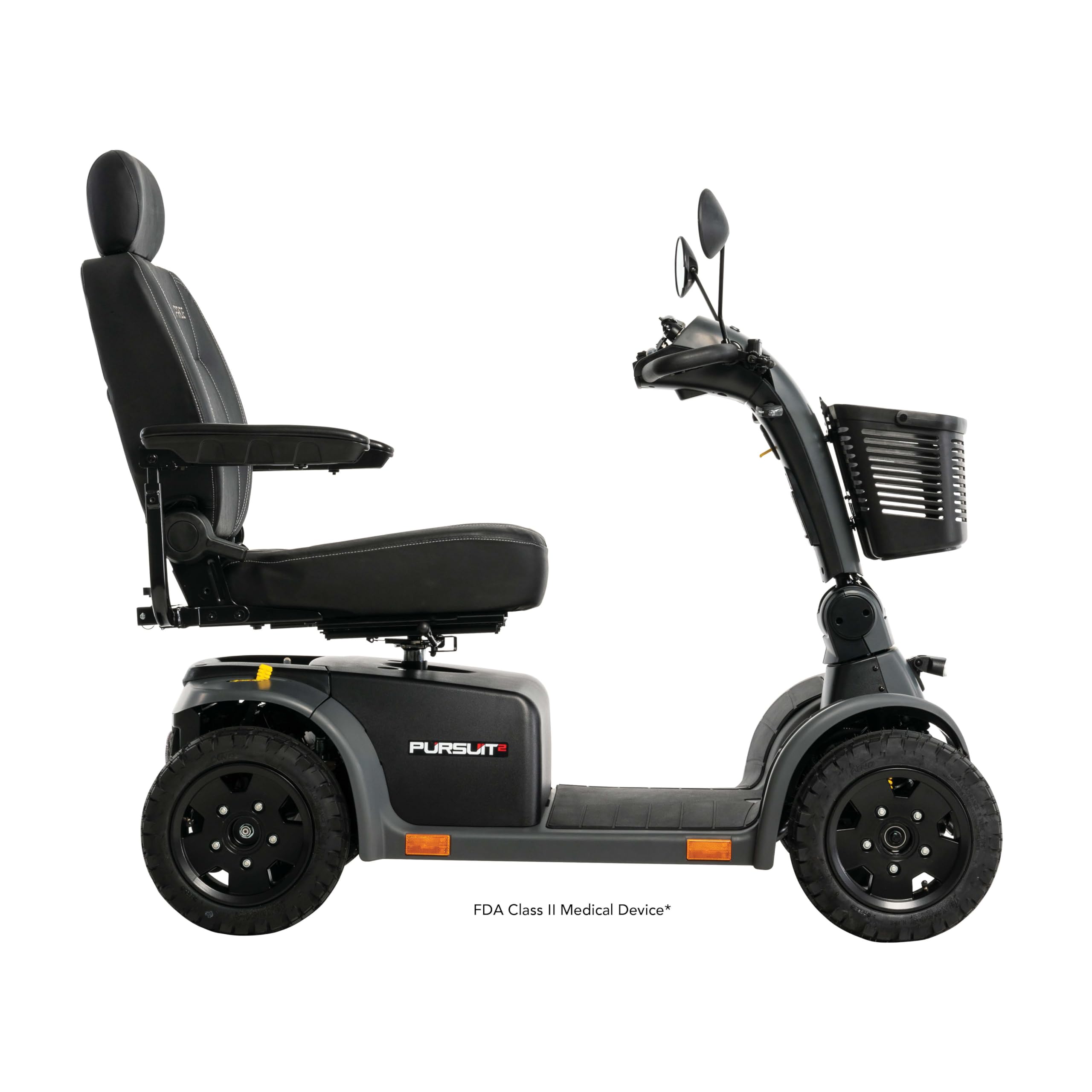 Pursuit 2 Mobility Scooter with 50 AH Lithium Batteries (Matte Grey)