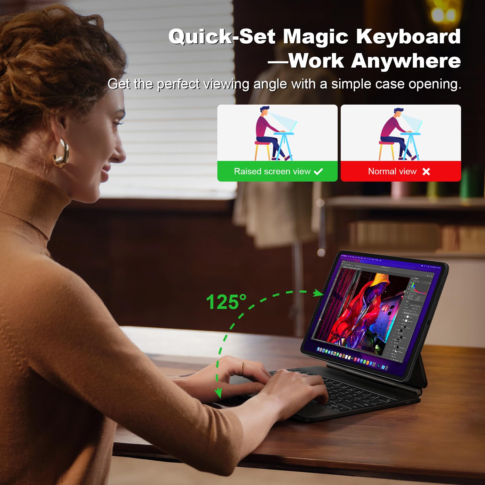 Amazon.com: Magic Keyboard for iPad Air 11-inch (M2 2024/M3 2025 