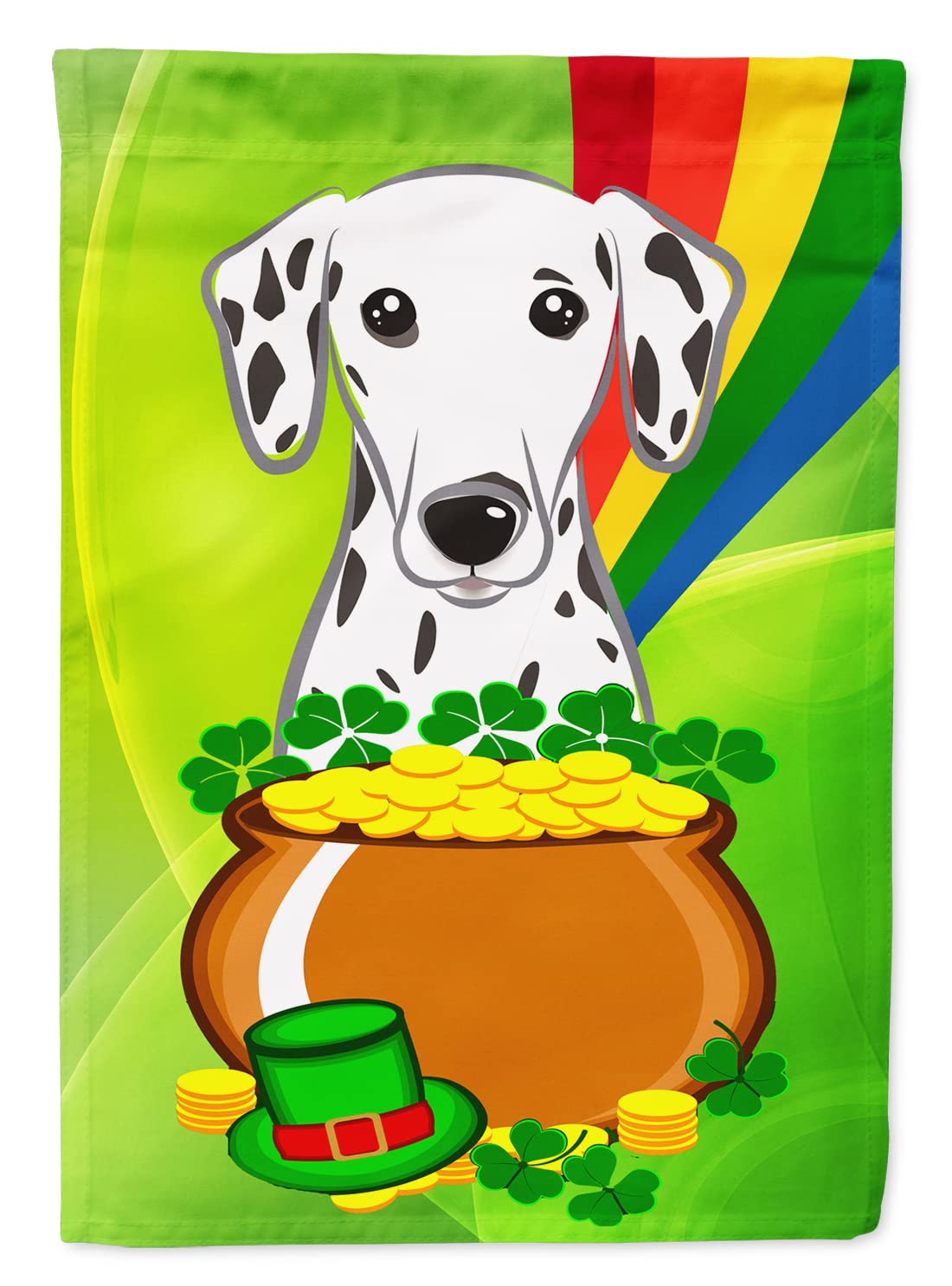 Drapeau de jardin Dalmatian pour décorer votre extérieur en mars