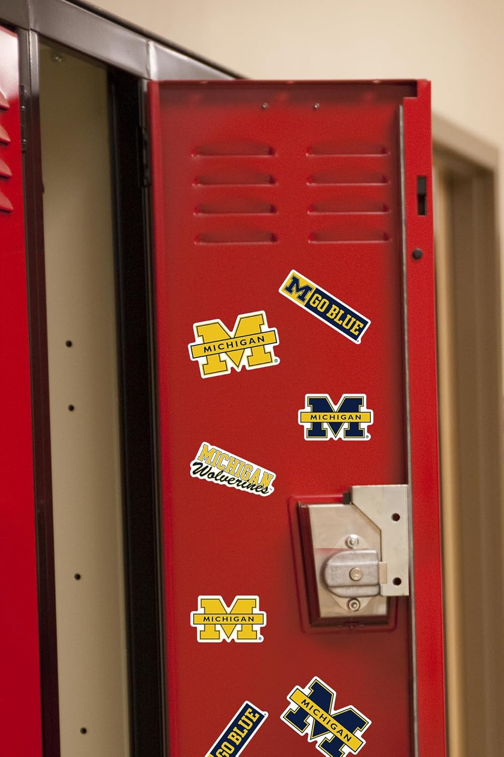 University of Michigan Secondary Logo 50ct Vinyl Sticker Pack – Large Waterproof Decals for Laptops, Water Bottles, Tablets, Scrapbooks, Vehicles & More – Officially Licensed Wolverines Designs - Image 4