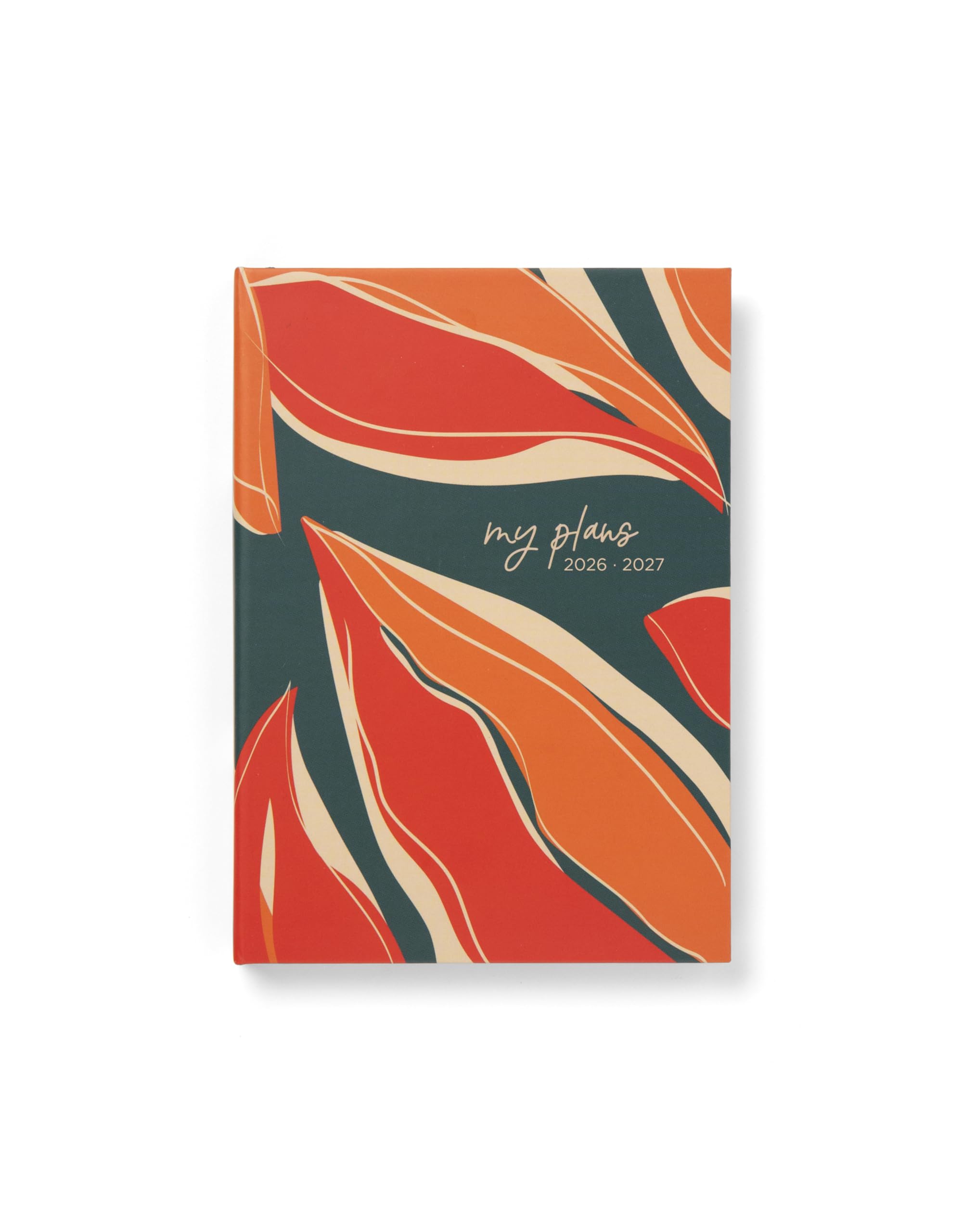 Letts of London Botanics A6 Academic 2026/2027 week to view diary - Green 27-031924