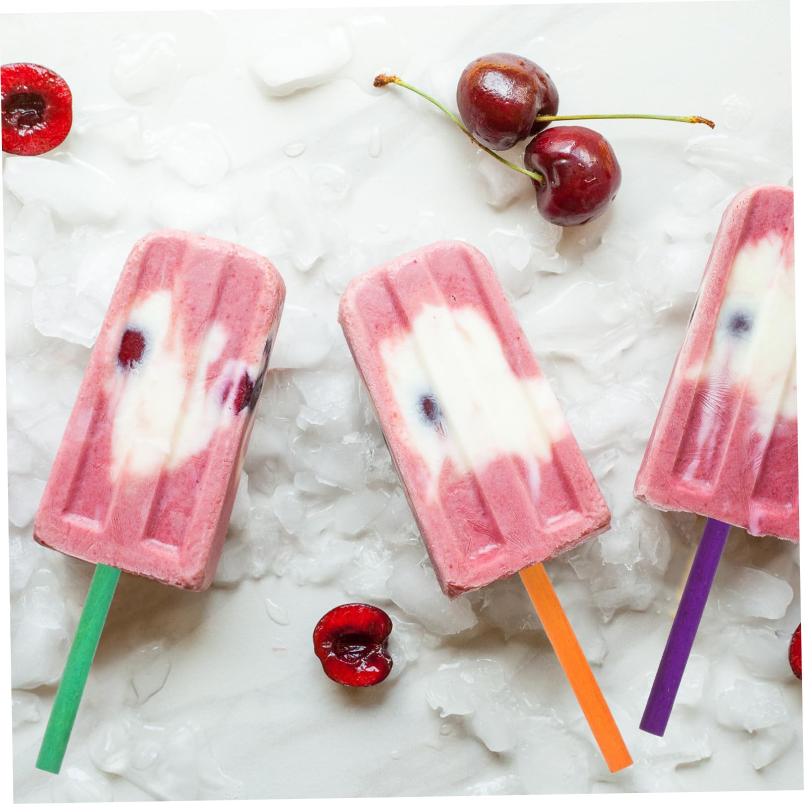 500 Palitos de Helado de Madera para Bricolaje, Seguros y Fáciles de Sostener, Ideales para Hacer Juguetes y Proyectos Creativos