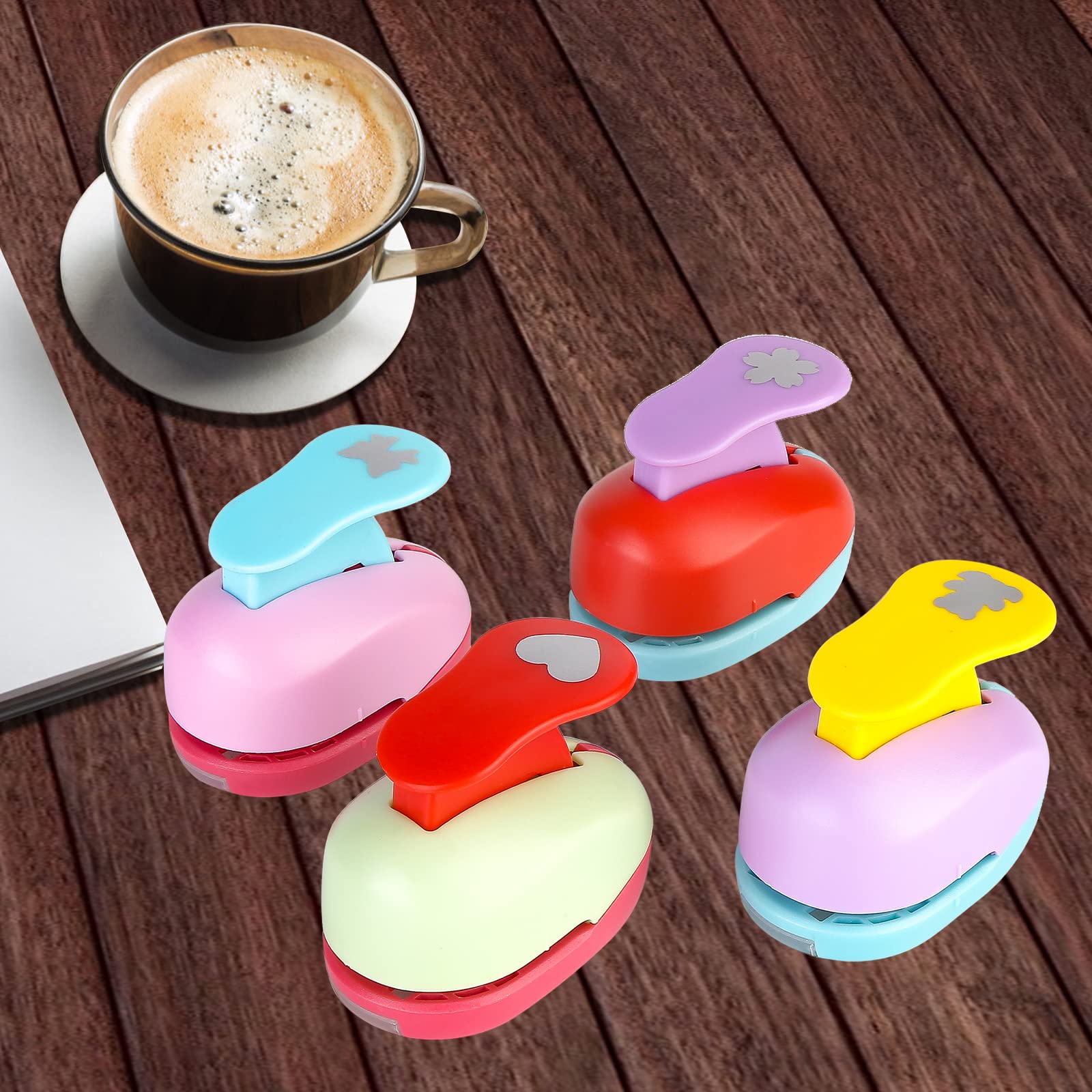 Lot De 3 Perforatrices à Papier Pour Enfants, Pour Bricolage