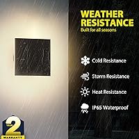 Vista 4 de Lámpara de Pared LED para Exteriores Luz de Porche Moderna Luz de Patio para Casa Aplique de Pared Exterior de Aluminio Impermeable Luces de Porche