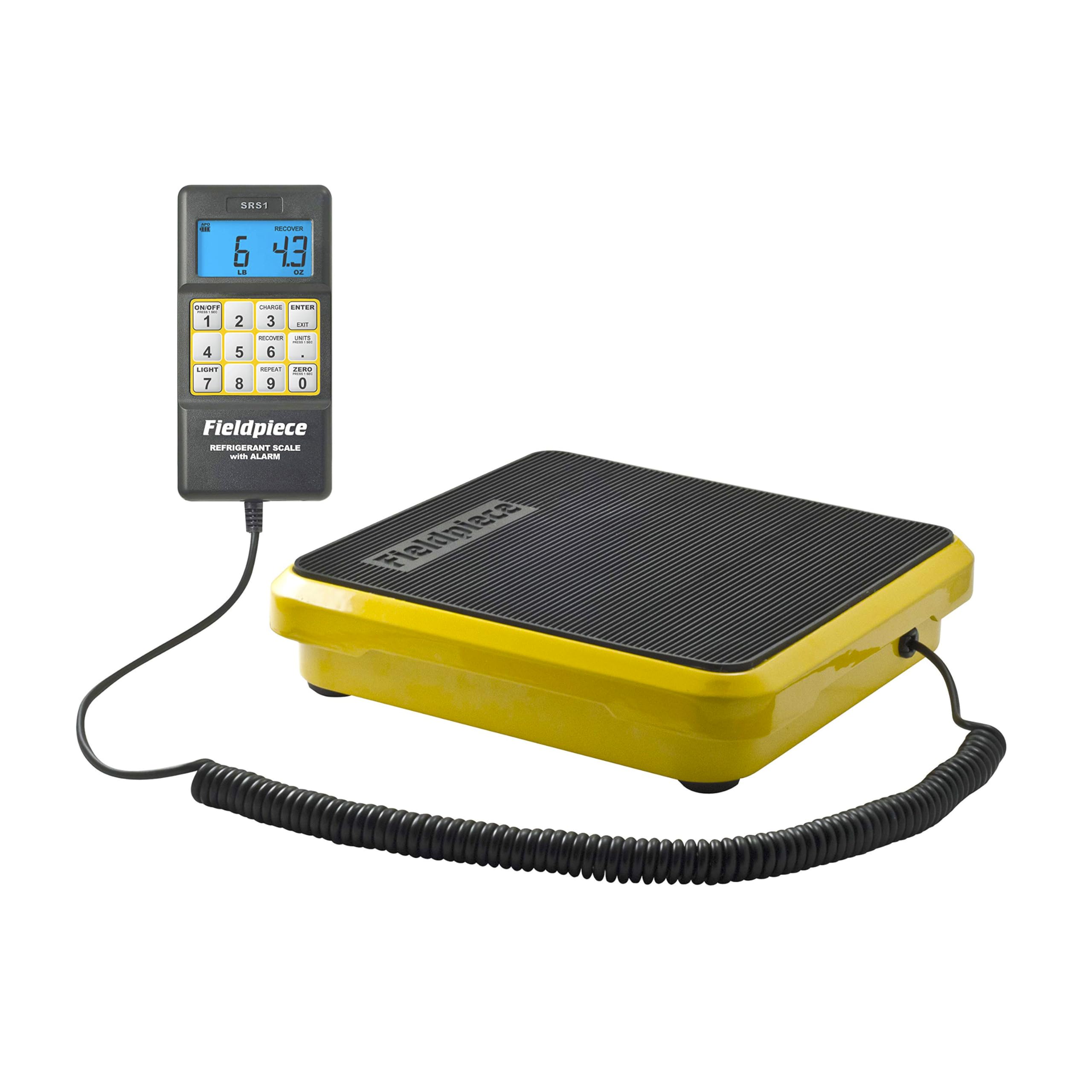 Fieldpiece SRS1 residenciales y comerciales ligeros refrigerante escala