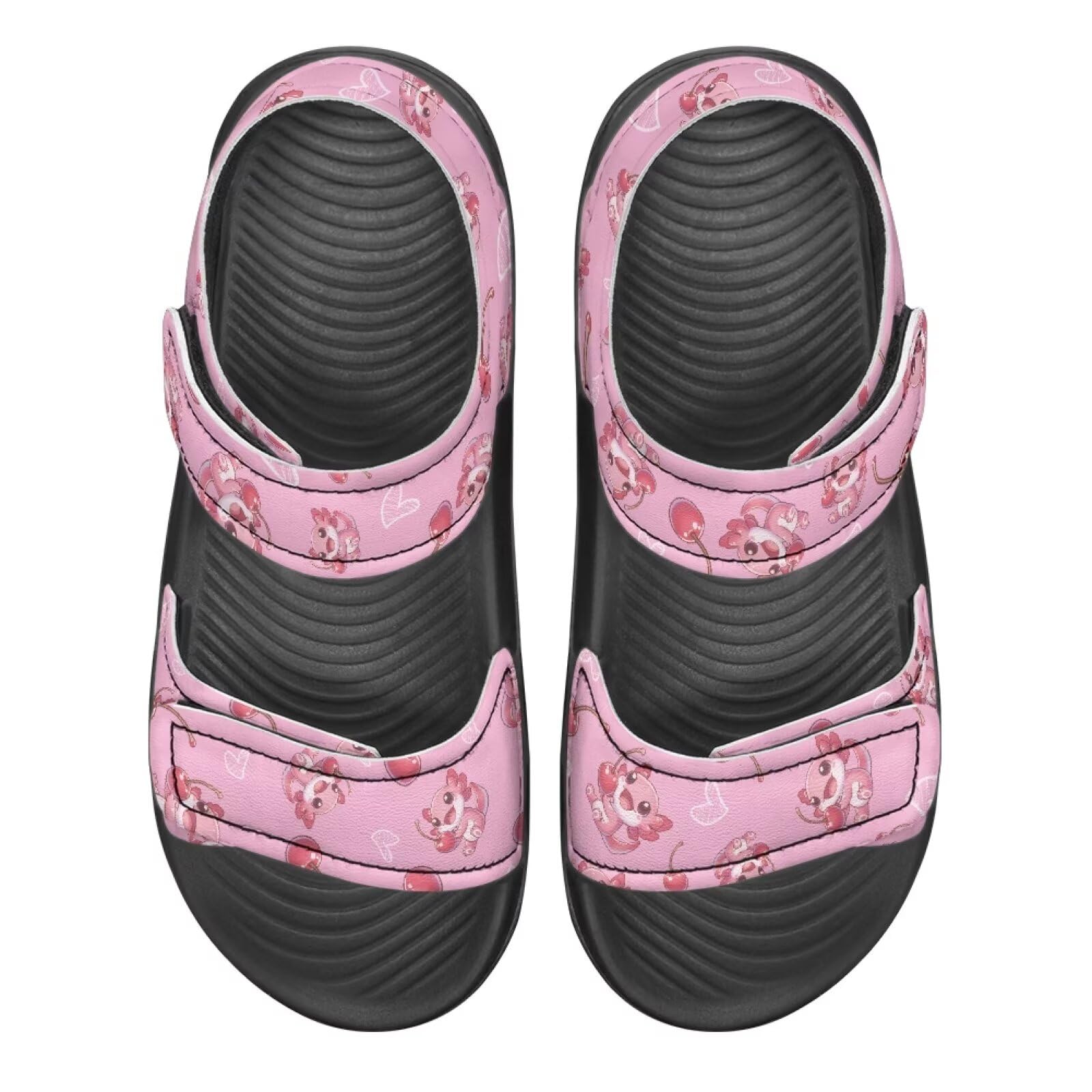 Ocwfudsx Hook and Loop Sandals for Infant Girls - Soft, Easy On/Off, Non-slip, Stable, Comfortable Fit for Long Wear