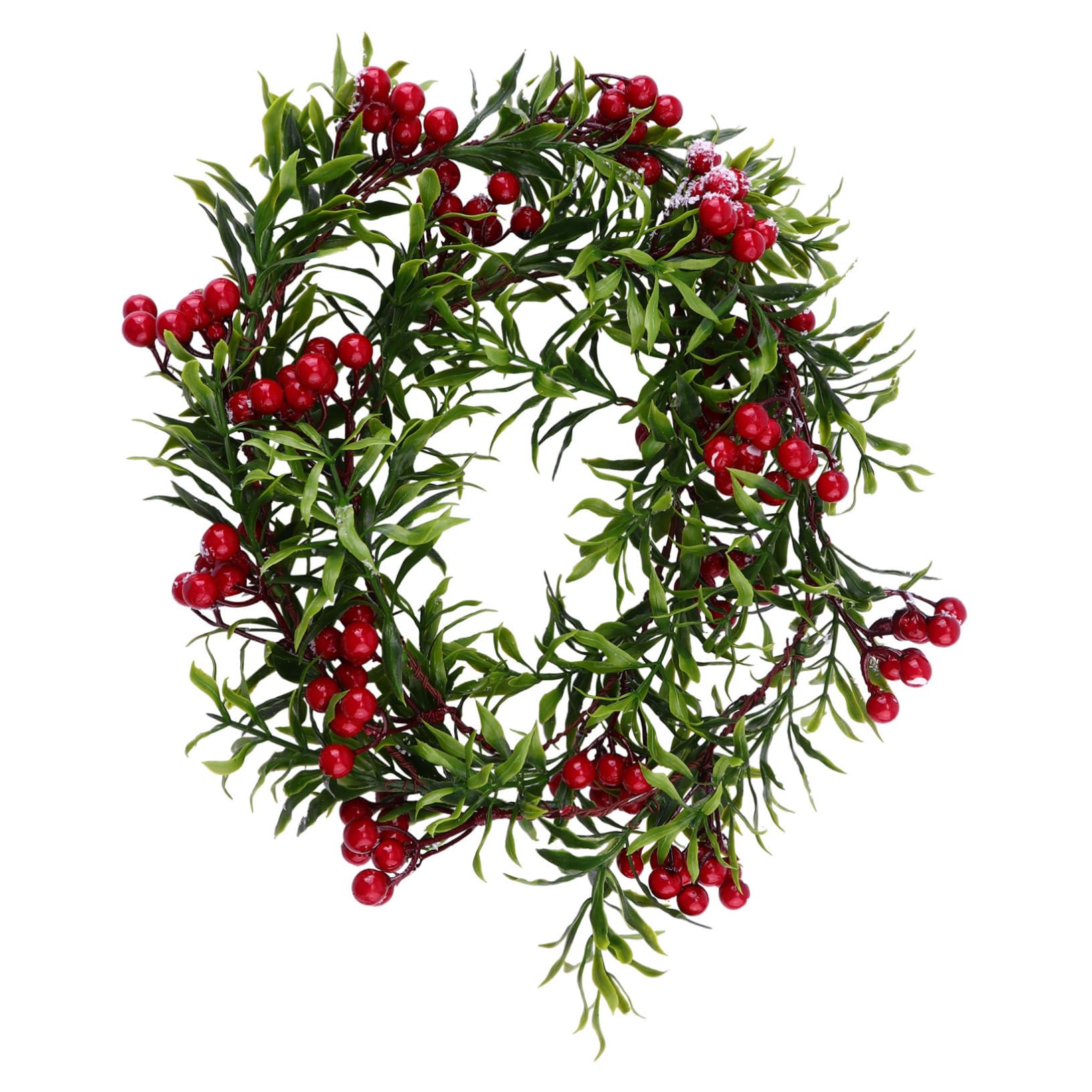 NOLITOY 2pcs Artificial Red Berry Rattan Hanging Decoration for Christmas Faux Rattan Realistic Texture for Holiday Decor and Crafting and Bendable Festival Prop