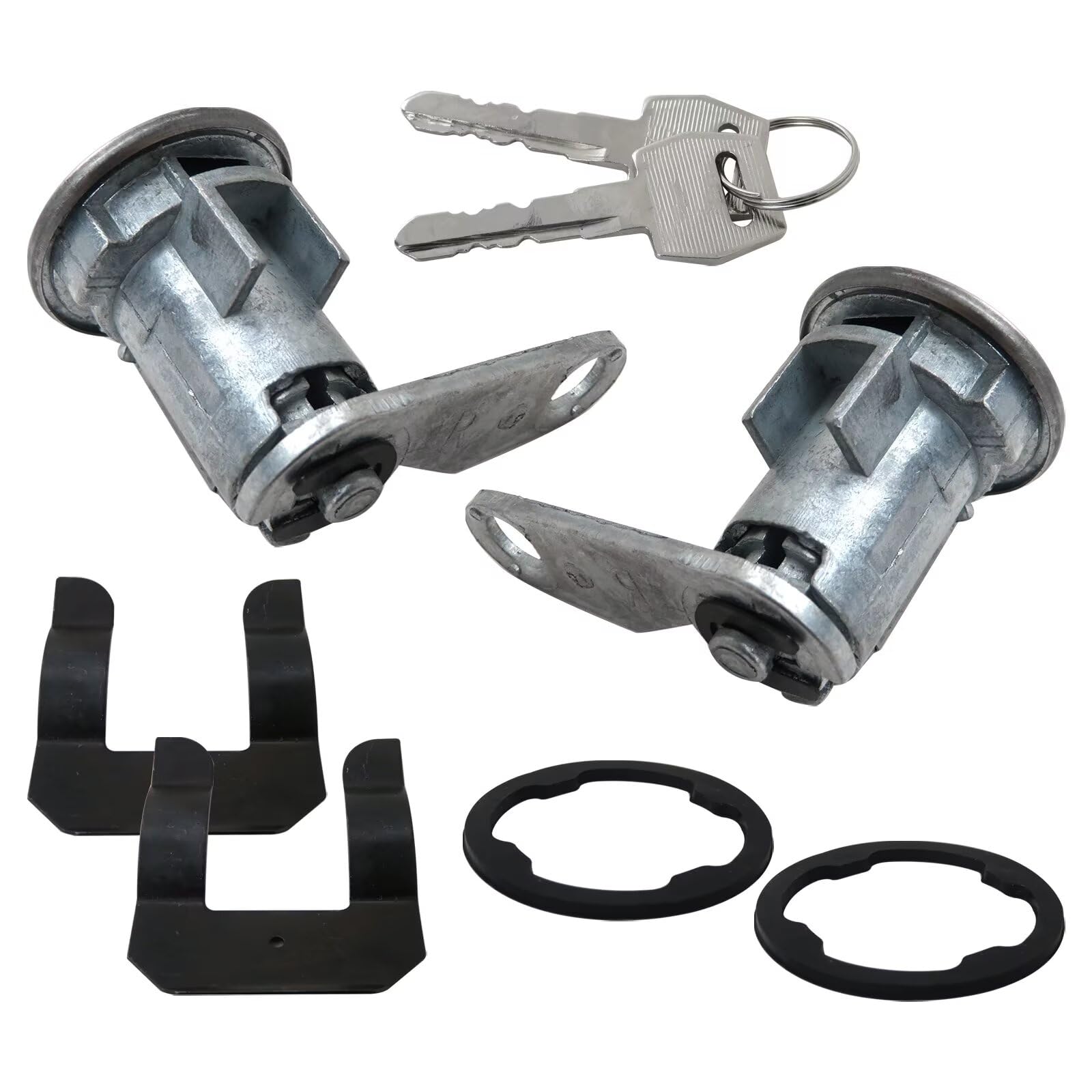 Door Lock Cylinder & Keys Replacement Set for Ford Bronco F150/250/350 1980-1991 Select Models