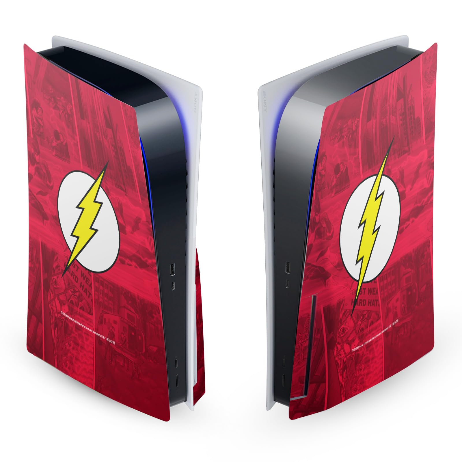 Peau de jeu PS5 vinyle autocollant The Flash DC Comics pour console avec lecteur