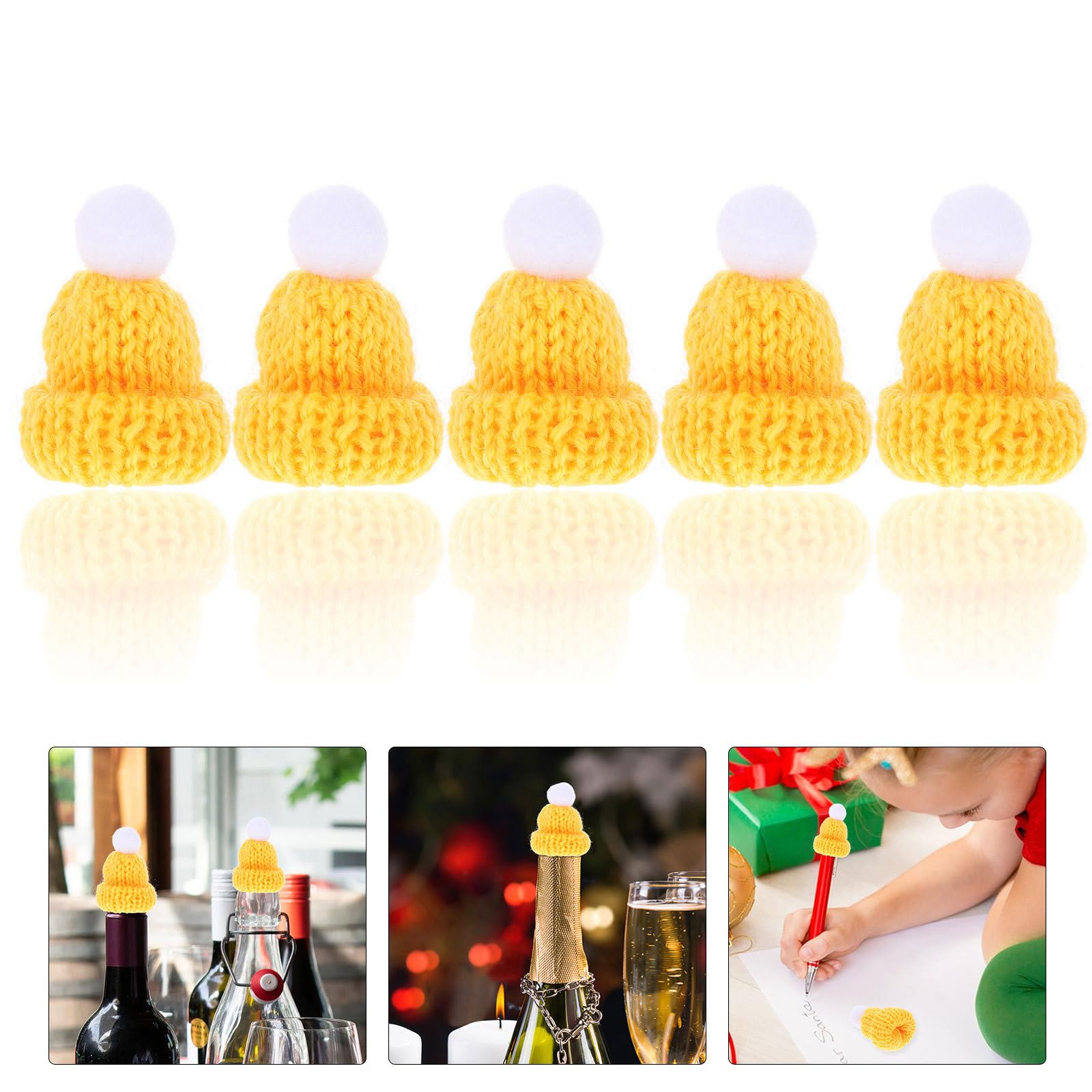 Mini Badeendje - Kersteendje - Kerstmuts - 5 cm