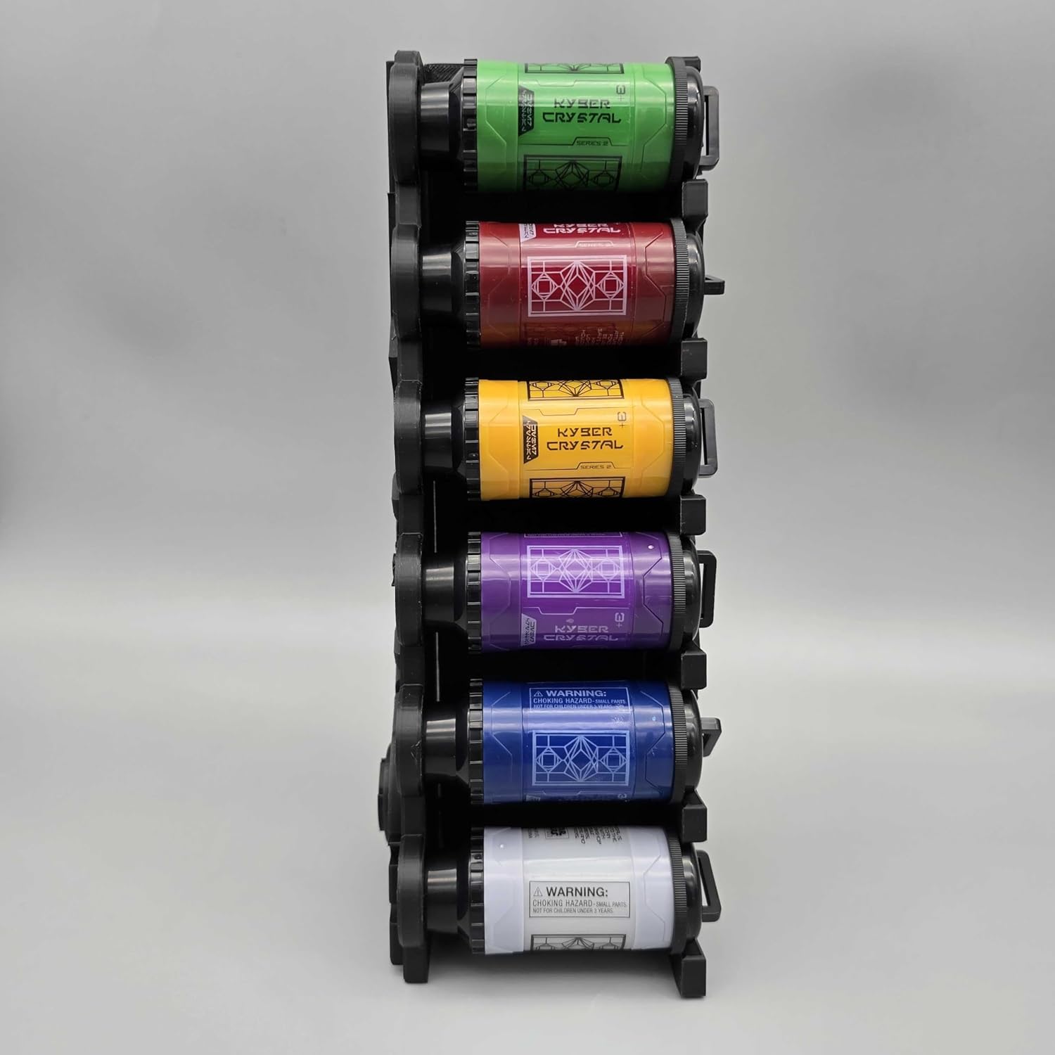 Display Stand For Series 2 Kyber Crystal Display Stand (Artwork Edition) – Perfect for Savi's Workshop Crystals from Galaxy's Edge (Black)