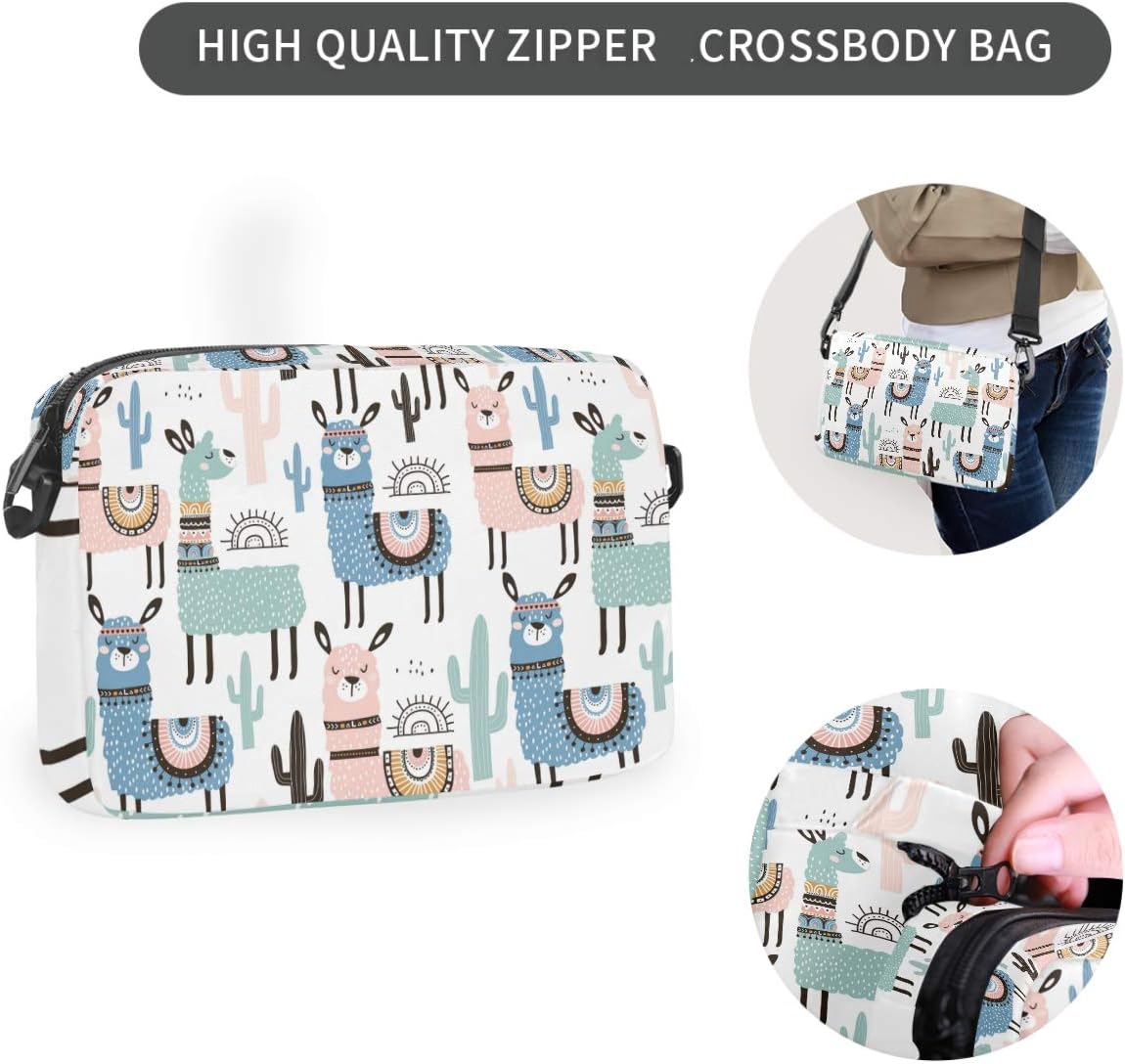 Suреr Brаndѕ Llama Cactus Backpack Alpacas Cacti Plants Animal Detachable College Bag Crossbody Casual Shoulder Daypacks Travel Computer Notebooks Laptop Bookbag for Women Men