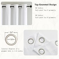 Vista 41 de Simplebrand Juego de 2 paneles de cenefa aguamarina para ventana de cocina de 14 pulgadas de largo, cortinas de oscurecimiento de habitación