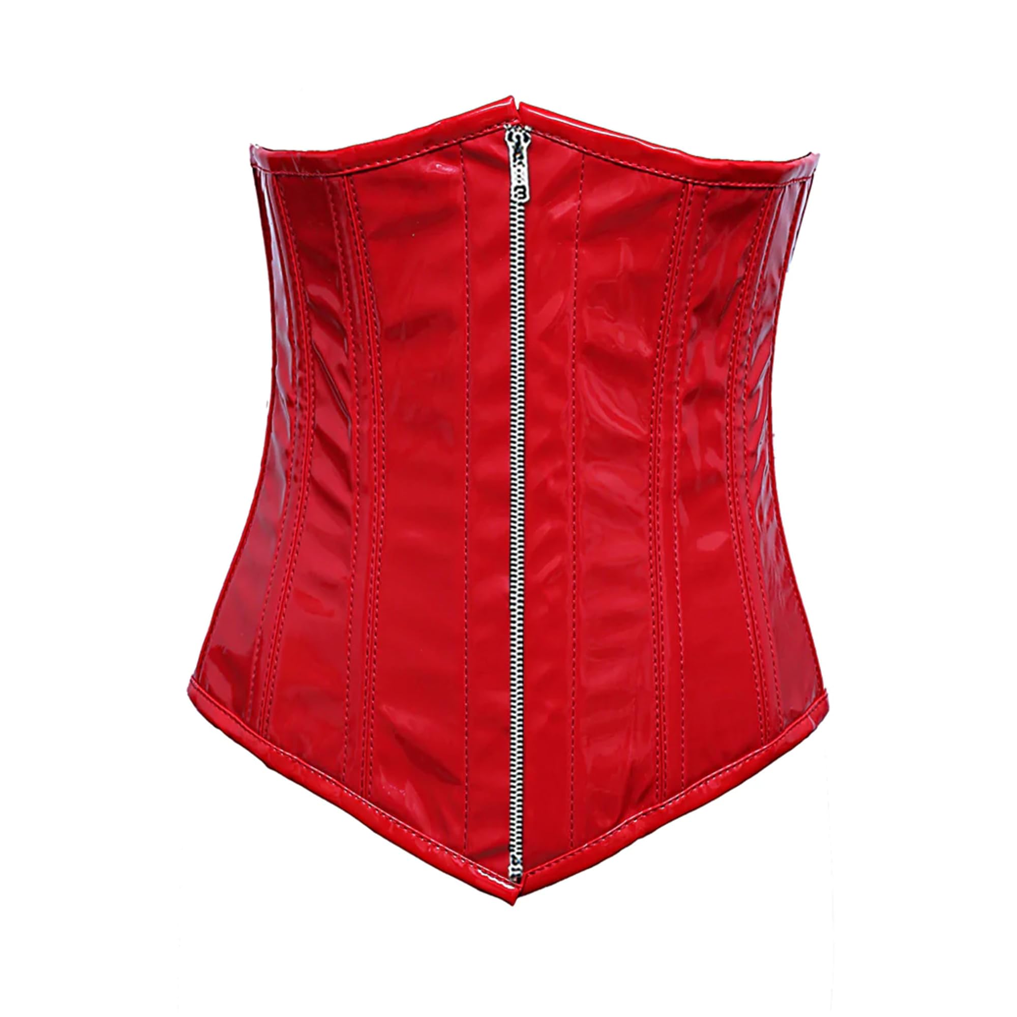 Corset Bustier Cyclamen Noir Et Rouge – Taille 95C, Neuf Sans étiquettes
